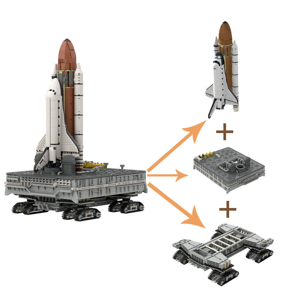 Primary image for Launch Platform Shuttle Expedition Crawler transporters Building Block Brick Toy