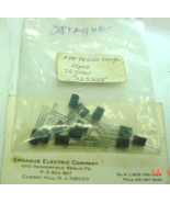 12 NOS Sprague TQ Geomentry Transistors PNP 40Vmin  0.6A 3 Pin TO-92 - $196.07 MXN