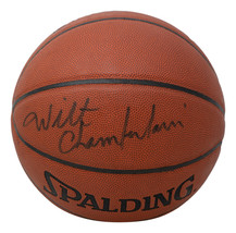 Wilt Chamberlain Los Angeles Lakers Autografato Spalding Pallacanestro PSA Loa - £3,047.01 GBP