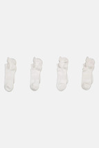 Alfani Mens Alfa Tech 4-Pack Travel Socks, White, Shoe Size 7-12/ Sock Sz 10-13 - £11.86 GBP