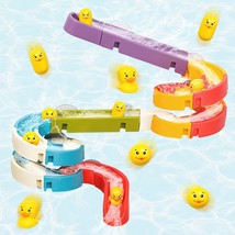 Duck Slide Bath Toys For Kids Ages 4-8, Wall Track Building Set 3+ Year,... - £26.63 GBP