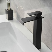 BWE Waterfall Single Hole Single Handle Bathroom Sink Faucet W/ Pop-up D... - $918.52 MXN