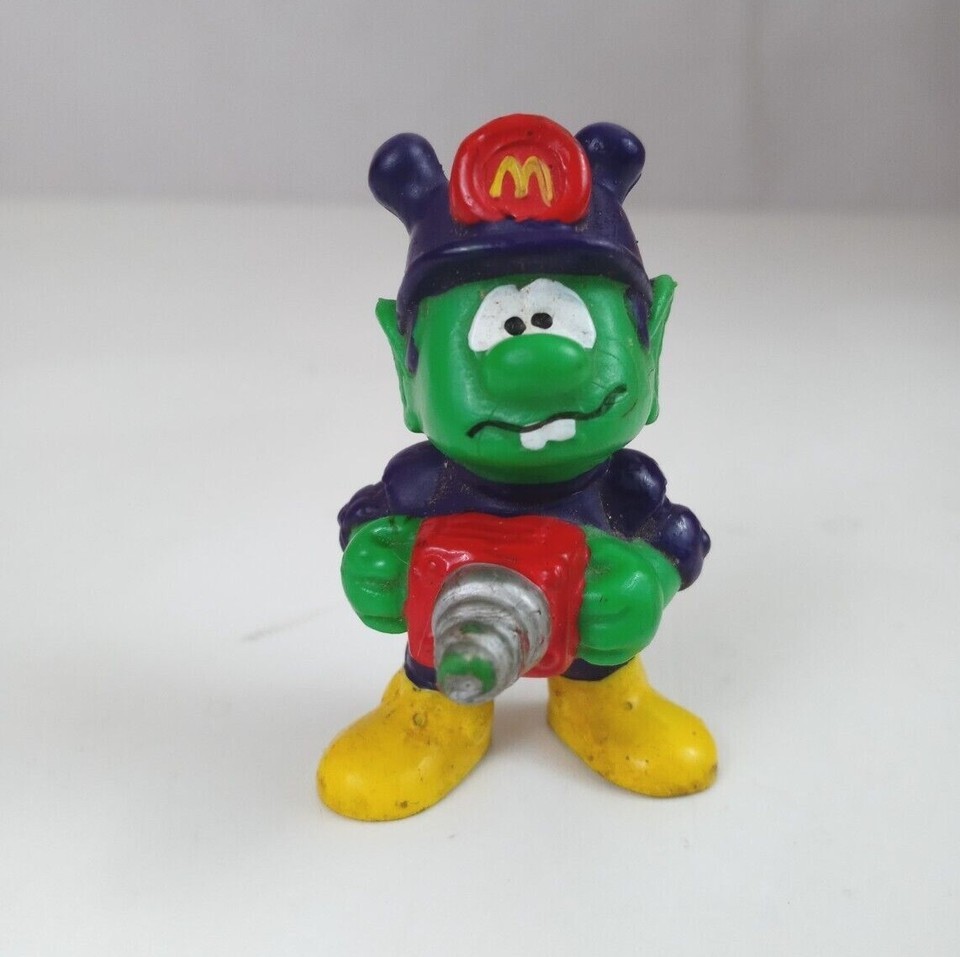 Vintage 1984 Bully Astrosniks With Space Drill 2.25&quot;  McDonald&#39;s Toy Hon... - $5.93