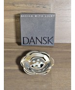 Midcentury Dansk Silverplate Flower Dish Taper Candle Holder Gunnar Cyre... - $499.45 MXN