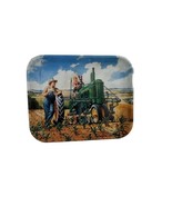 John Deere Lunch Time Metal Serving Tray Model B Tractor Mfg 1997  Walte... - £9.08 GBP