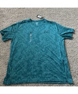 Under Armour Men Tech Vent Geode T-Shirt Mens Size 2XL Hydro Teal Black ... - $25.56 CAD