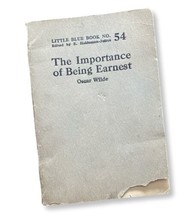The Importance Of Being Earnest Little Blue Book No. 54 Oscar Wilde - £6.13 GBP