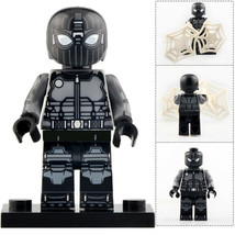 Spider-Man (Black Stealth Suit) Far From Home Marvel Minifigure Toy New - £2.34 GBP