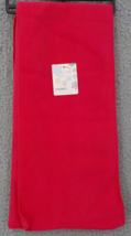 K Accessories Scarf One SZ Coordinate Red Plush Polar Fleece Soft Muffle... - $7.99