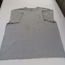 Carhartt K87 HGY Men's Gray Cotton Blend Short Sleeve T-Shirt Size 3XL Tall image 13