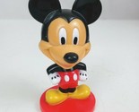 Vintage Disney Mickey Mouse Bobblehead Nodder 3&quot; Kellog&#39;s Toy Works - $5.81