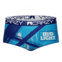 Bud Light Sporty Logo Boy Shorts Underwear Blue - $19.98