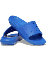 Crocs Unisex-Adult Classic Slide Sandals Slip On Size: 8 Women/6 Men Blue Bolt - £33.62 GBP
