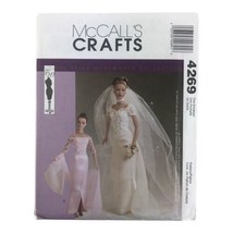 McCalls 4269 Tonner 16" Tyler Wentworth Doll Clothes Pattern Wedding Dress Bride - $8.60