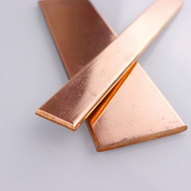 1Pc 99.9% Copper T2 Cu Metal Flat Bar Strip Coppers Plates Thickness 1.5-8mm - £4.89 GBP+
