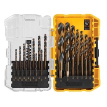 DEWALT DWA1181 21-Piece Set Black Oxide Coated Hss Twist Drill Bit Set - £31.23 GBP