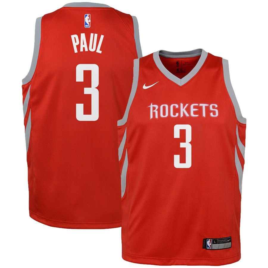 Primary image for Nike NBA Youth Chris Paul Official Swingman Jersey Dri-Fit Houston Rockets