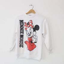 Vintage Kids Walt Disney Minnie Mouse Sweatshirt Large - £43.83 GBP