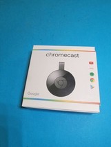 Google Chromecast (2nd Gen) HD Media Streamer - Black Scratched Serial N... - $21.77