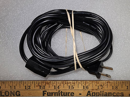 23SS50 LAMP LEAD CORD, INLINE ROLLER SWITCH, 15&#39; LONG, 18/2 WIRES, VERY ... - £5.97 GBP