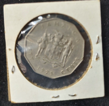 1975 Jamaica Jamaican 50 Cents Garvey Ten Sided Coin - £5.60 GBP