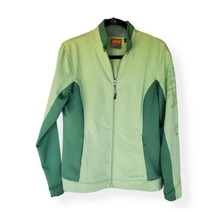 Merrell Jacket Medium Womens Green Aeroblock Zip Up Long Sleeve - $27.14