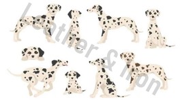 New Dalmatian Dog Illustration Pattern Design Checkbook Cover - £7.81 GBP