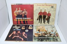 The Kingston Trio Record Lot of 4 Vinyl RECORDS At Large Hungry Here We Go Again - £15.80 GBP