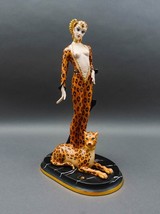 Capodimonte Italy Mario Pegoraro Ester Bassano Art Deco Lady Sculpture (Read) - $599.99