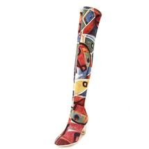 Women autumn Spring Thigh High Boots Ankle Clear transparent Heels Stretch Color - £82.39 GBP