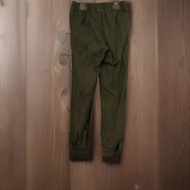 Boys 365 Kids Army Green Pants Size 8 Elastic Waist Wind Casual - £6.06 GBP