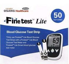 Finetest Lite Blood Glucose Diabetic Test Strip x 50 - £12.34 GBP