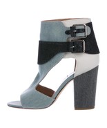 Laurence Dacade Rush Denim Peep Toe Ankle Booties Size 7 1/2 - $215.05