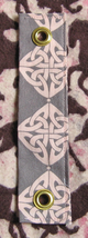 Mandolin Strap Adapter/Use Your Guitar Strap For Banjo/Celtic Knot Print - £4.78 GBP