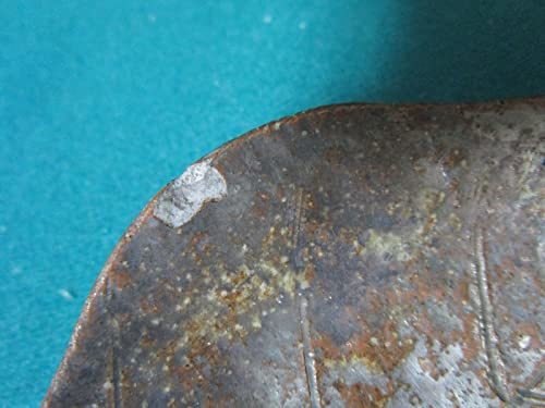 Chinese Bronze Frog ON Ceramic Leaf 2 X 3 Paperweight Item image 14
