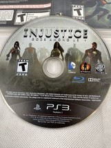 Injustice: Gods Among Us PS3 Playstation 3 W/MANUAL Tested Free Shipping - £7.43 GBP