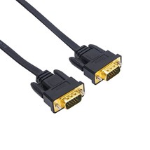 DTech Thin Computer Monitor VGA Cable 6ft Standard 15 Pin Connector Male... - £13.36 GBP