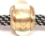 Authentic Brighton Transparent Love Bead, J9595C Gold, Brushed Gold Fini... - $15.19