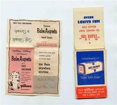 Mrs Bairds Enriched Bread Balm Argenta Pillows Hand Lotion Gift Pack 1950's - $11.88