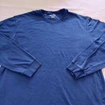 Duluth Trading Men's Relaxed Fit Longtail T Cotton Blue T-Shirt Long Sleeve Sz L image 5