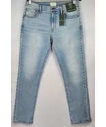 Mutual Weave Jeans Womens Size 34 Blue Mid Rise Light Wash Straight Leg ... - £27.18 GBP