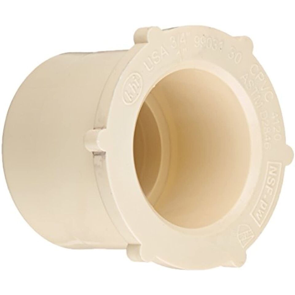 King Brothers Inc. RCB-32-S 1-Inch by 3/4-Inch Solvent PXL CPVC Reducing - $16.81