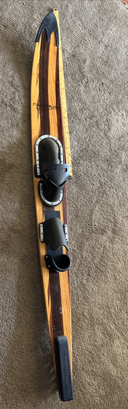 MAHERAJAH Water Ski Wood Concave Slalom 64 Inches - $242.55