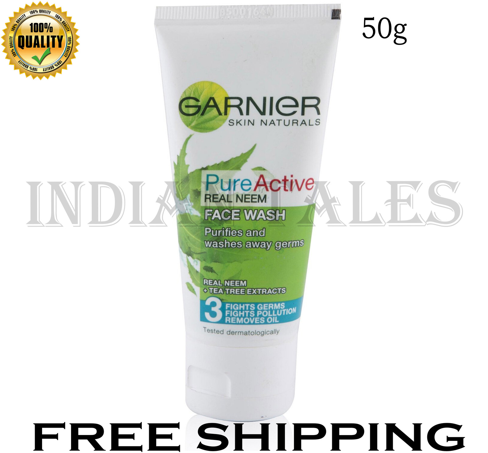 Primary image for  Garnier Skin Naturals PureActive Face Wash - Real Neem, 50g Tube 