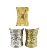 Egyptian Punk Big Vintage Long Wide Armor OpenCuff Bangle Bracelet Metal... - €16,33 EUR