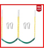 2-Pack Green Swings with Thermoplastic Chains - Ultimate Backyard Fun - $1,093.55 MXN