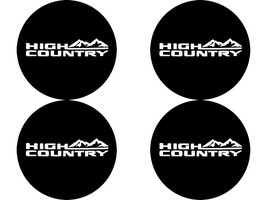 Chevrolet Silverado High Country  - Set of 4 Metal Stickers for Wheel Center Ca - £19.90 GBP+