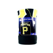 Pittsburgh Pirates Fleece Blanket Throw Lightweight MLB Licensed W/Team Logo NWT - $16.49