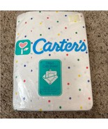 Vintage Carter&#39;s Polka Dot Fitted Crib Sheet New in Package 26&quot;x52&quot; made... - $64.96 CAD