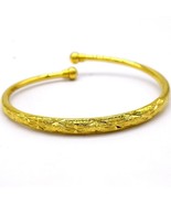 18k Layered real Gold Filled Solid Gold filled Bangle - $247.49 MXN